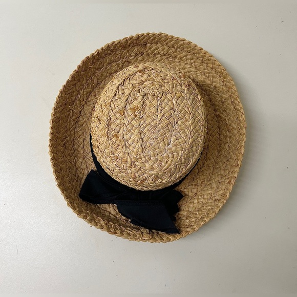 Early 20th Century Vintage Women’s Hand Made Straw Hat
